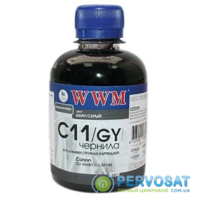 Чернила WWM CANON CLI426G/521 Grey (C11/GY)
