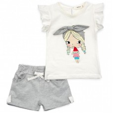 Набір дитячого одягу Breeze з дівчинкою (11105-92G-beige) Набір дитячого одягу Breeze з дівчинкою (11105-92G-beige)