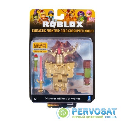 Roblox Игровая коллекционная фигурка Core Figures Fantastic Frontier: Gold Corrupted Knight