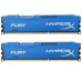 Модуль памяти для компьютера DDR3 8Gb (2x4GB) 1600 MHz HyperX Fury Blu Kingston Fury (ex.HyperX) (HX316C10FK2/8)