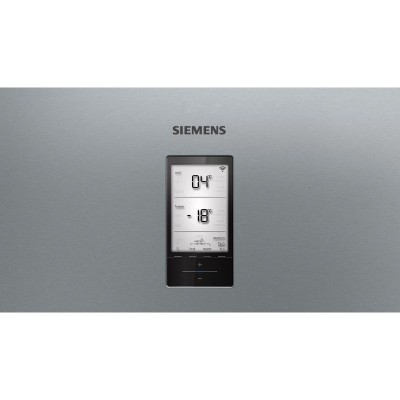 Холодильник Siemens з нижн. мороз., 192x70х80, холод.відд.-400л, мороз.відд.-105л, 2дв., А++, NF, дисплей, нерж