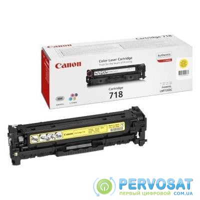 Картридж Canon 718 LBP-7200/ MF-8330/ 8350 yellow (2659B002/2659B014)