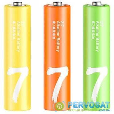 Батарейка ZMi AA ZI5 * 12 + AAA ZI7 * 12 Rainbow batteries set (Ф16358)