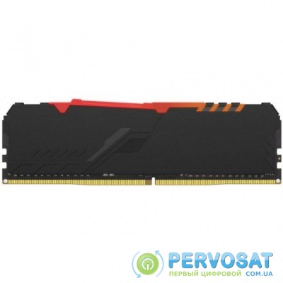 Модуль памяти для компьютера DDR4 8GB 3000 MHz HyperX Fury Black RGB HyperX (Kingston Fury) (HX430C15FB3A/8)