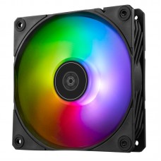 Корпусний вентилятор SilverStone Shark Force SF120B ARGB, 120мм, 2500rpm, 4pin PWM, 3pin +5VARGB, 41.2dBa, чорний