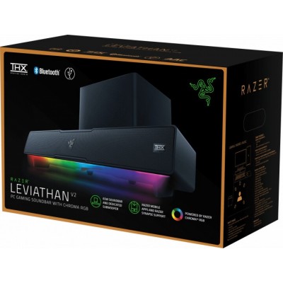 Акустична система Razer Leviathan V2 7.1 USB-A/BT RGB, чорний