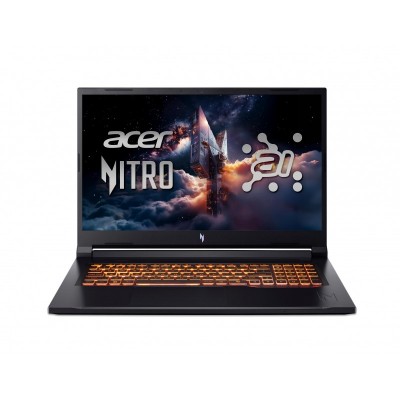 Ноутбук Acer Nitro V 17 ANV17-41 17.3" FHD IPS, AMD R7-260, 32GB, F1TB, NVD5060-8, Lin, чорний