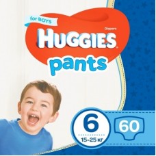 Підгузок Huggies Pants 6 (15-25 кг) 60 шт (5029053564142) Підгузок Huggies Pants 6 (15-25 кг) 60 шт (5029053564142)
