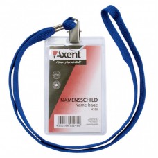 Бейдж Axent vertical 11,7*6,4cm, string, clear (4506-А) Бейдж Axent vertical 11,7*6,4cm, string, clear (4506-А)