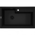 Мийка кухонна Deante Eridan, граніт, прямокутна, без крила, 800х500х214мм, чаша - 1, врізна, чорна