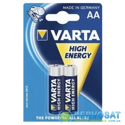Батарейка Varta HIGH Energy ALKALINE * 2 (04906121412)