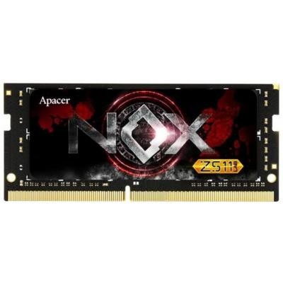 Модуль памяти для ноутбука SoDIMM DDR4 8GB 3000 MHz NOX Series Apacer (EV.08G2Z.GGE)