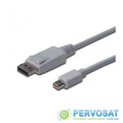 Кабель мультимедийный miniDisplayPort to DisplayPort 3.0m Digitus (AK-340102-030-W)