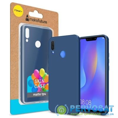 Чехол для моб. телефона MakeFuture Skin Case Huawei P Smart Plus Blue (MCSK-HUPSPBL)