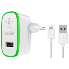 Зарядний пристрій Belkin USB Home Charger (2.4Amp) w/cable Lightening to USB-A, 1.2m (F8J125vf04-WHT) Зарядний пристрій Belkin USB Home Charger (2.4Amp) w/cable Lightening to USB-A, 1.2m (F8J125vf04-WHT)