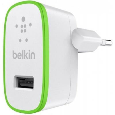 Зарядное устройство Belkin USB Home Charger (2.4Amp) w/cable Lightening to USB-A, 1.2m (F8J125vf04-WHT)