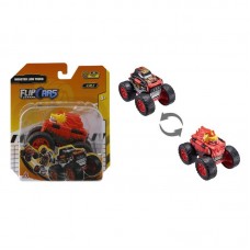 Машинка-трансформер Flip Cars 2 в 1 Монстр-трак Лев Машинка-трансформер Flip Cars 2 в 1 Монстр-трак Лев