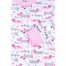 Пижама Интеркидс с таксами (1580-110G-pink)