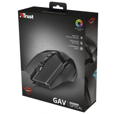 Trust GXT 101 Gav Optical RGB BLACK