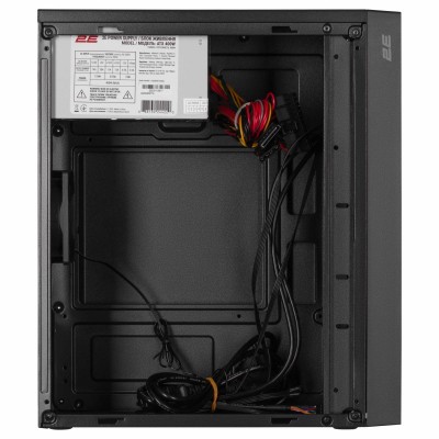 Корпус 2E TeamX TMX03 з БЖ 2E ATX400W, 2xUSB2.0, 1x80мм, VGA 220мм, mATX, чорний