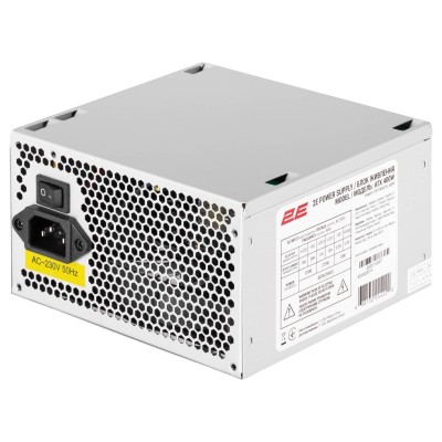 Корпус 2E TeamX TMX03 з БЖ 2E ATX400W, 2xUSB2.0, 1x80мм, VGA 220мм, mATX, чорний