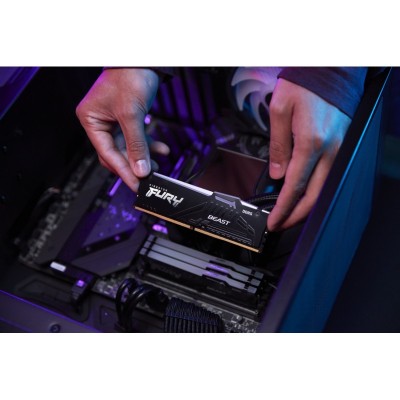 Пам'ять ПК Kingston DDR5   8GB 5200 FURY  Beast  RGB
