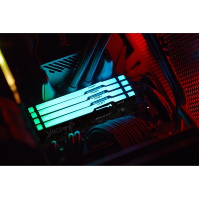 Пам'ять ПК Kingston DDR5   8GB 5200 FURY  Beast  RGB