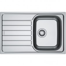 Мийка кухонна Franke Spark, нерж.сталь, прямокутник, з крилом, 780х500х340мм, чаша - 1, врізна, SKL 611-78, нерж декор Мийка кухонна Franke Spark, нерж.сталь, прямокутник, з крилом, 780х500х340мм, чаша - 1, врізна, SKL 611-78, нерж декор