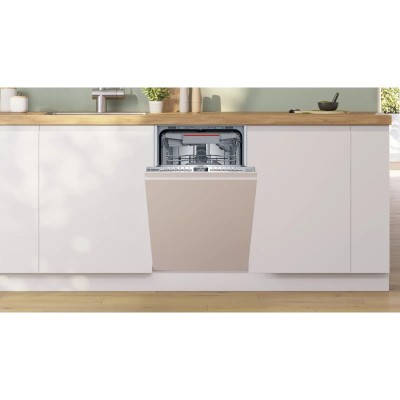 Посудомийна машина Bosch вбудована, 10компл., A+, 45см, дисплей, 3й кошик, білий