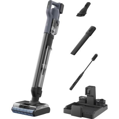 Пилосос Electrolux бездротовий, вологе прибирання, конт пил -0.57л, вода -0.65л, автон. робота до 80хв, вага-7.09кг, 2в1, синій