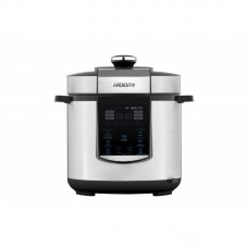 Мультиварка-скороварка Ardesto, 900Вт, чаша-6л, електронне керув., книга рецептів, метал/пластик, сірий