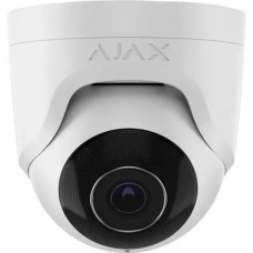 IP-Камера дротова Ajax TurretCam, 8мп, 2.8мм, Poe, True WDR, IP 65, ІЧ 35м, аудіо, кут огляду 100° до 110°, купольна, біла IP-Камера дротова Ajax TurretCam, 8мп, 2.8мм, Poe, True WDR, IP 65, ІЧ 35м, аудіо, кут огляду 100° до 110°, купольна, біла