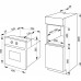 Комплект Hansa (духовка електрична + поверхня газова), чорний+нерж