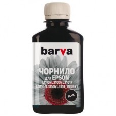 Чорнило BARVA EPSON L1110/L3100 (103) 180мл BLACK (E103-695) Чорнило BARVA EPSON L1110/L3100 (103) 180мл BLACK (E103-695)