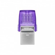 Накопичувач Kingston  128GB USB 3.2 Gen1 + Type-C DT microDuo 3C R200MB/s
