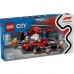 Конструктор LEGO City Піт-стоп і піт-екіпаж F1 з болідом Ferrari