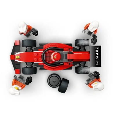 Конструктор LEGO City Піт-стоп і піт-екіпаж F1 з болідом Ferrari