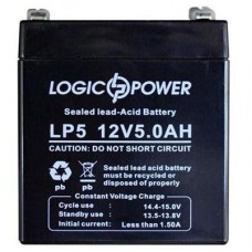 Батарея до ДБЖ 12В 5 Ач LogicPower (1513) Батарея до ДБЖ 12В 5 Ач LogicPower (1513)