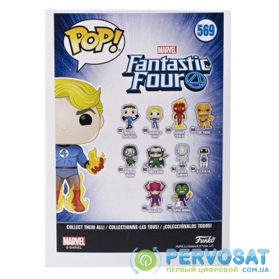 Funko Коллекционная фигурка Funko POP! Bobble: Marvel: F4: Human Torch 45007