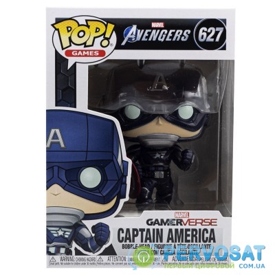 Funko Коллекционная фигурка Funko POP! Bobble: Marvel: Avengers Game: Captain America 47757