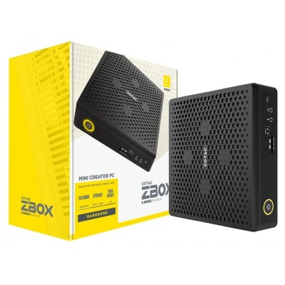 ПК ZOTAC ZBOX,SFF, i7-10750H, RTX2070SUPER, 2x DDR4 SODIMM SLOT, M.2 SSD SLOT, 2.5&quot; SATAIII BAY, WIFI, BT, 2.5G LAN; Barebones