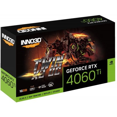 Відеокарта INNO3D GeForce RTX 4060 Ti 16GB GDDR6 TWIN X2 OC
