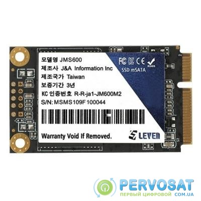 Накопитель SSD mSATA 256GB LEVEN (JMS600-256GB)