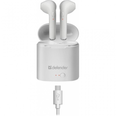 Навушники Defender Twins 630 TWS Bluetooth White (63630)