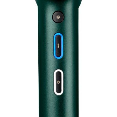 Фен Babyliss Air Power Pro, 1700Вт, 3 режими, дифузор, іоніз-я, хол. обдув, зелений