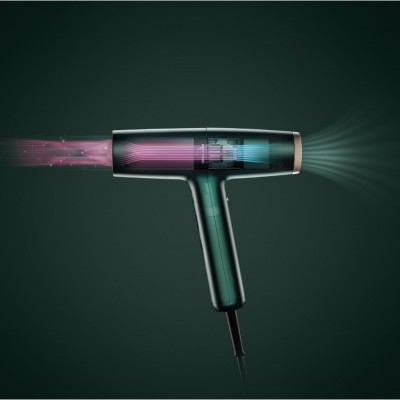 Фен Babyliss Air Power Pro, 1700Вт, 3 режими, дифузор, іоніз-я, хол. обдув, зелений