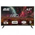 Телевізор 43" 2E LED FHD 60Hz Smart WebOS Black