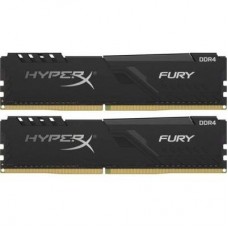 Модуль пам'яті для комп'ютера DDR4 64GB (2x32GB) 2666 MHz HyperX Fury Black Kingston (HX426C16FB3K2/64)