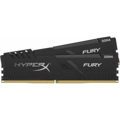 Модуль памяти для компьютера DDR4 64GB (2x32GB) 2666 MHz HyperX Fury Black Kingston (HX426C16FB3K2/64)