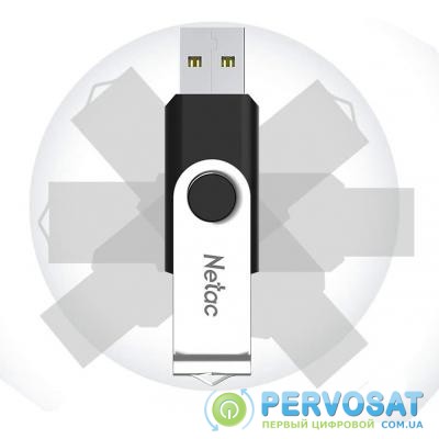 USB флеш накопитель Netac 32GB U505 USB 2.0 (NT03U505N-032G-20BK)
